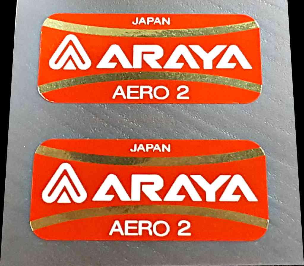 Araya Aero 2 rim decals - H Lloyd Cycles
