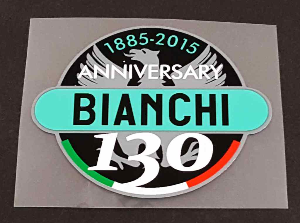 Bianchi 1885 - 2015 decal - H Lloyd Cycles