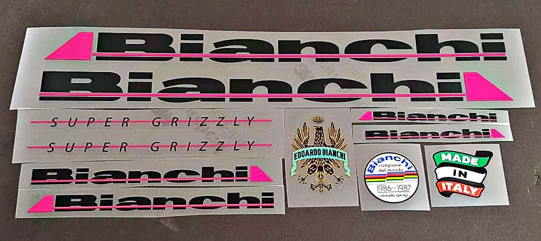 Bianchi Super Grizzly decal set - H Lloyd Cycles