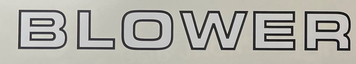 Blower Downtube decal - H Lloyd Cycles