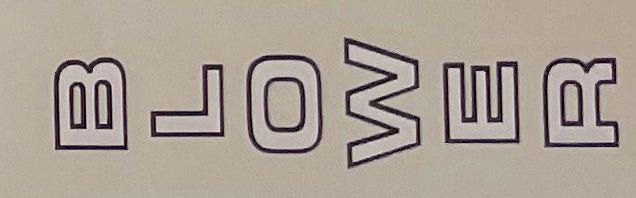 Blower Fork/ head decal - H Lloyd Cycles