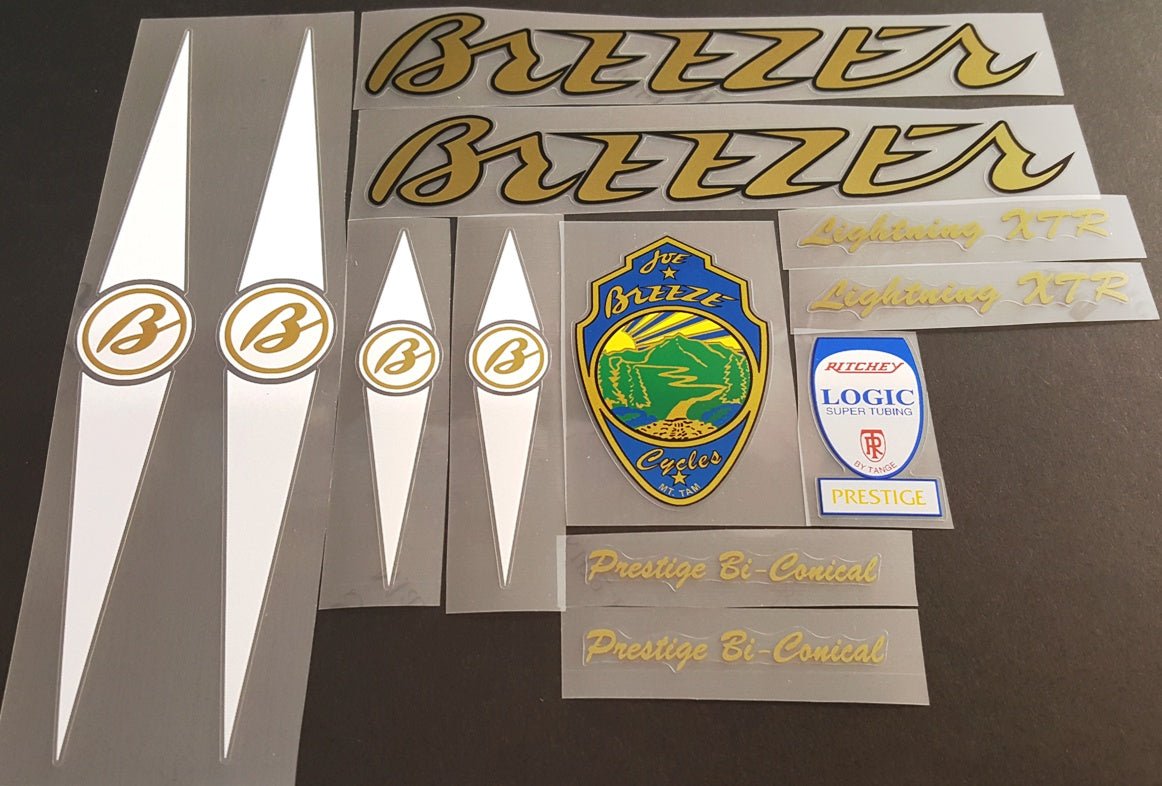 Breezer Lightning XTR decal set - H Lloyd Cycles