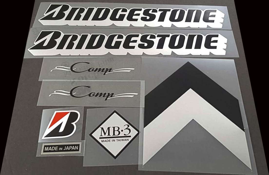 Bridgestone Comp Decal set - H Lloyd Cycles