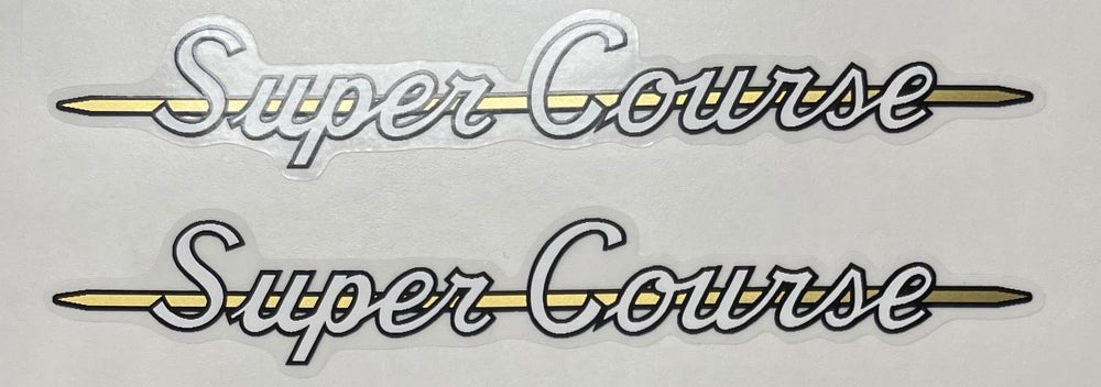 Carlton super course top tube decal - H Lloyd Cycles