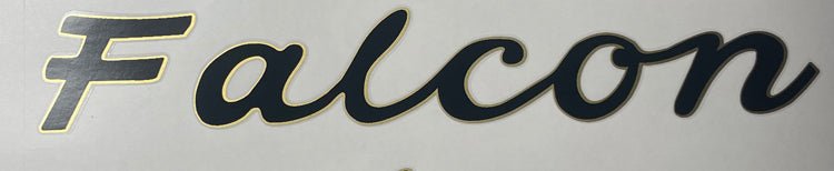 Falcon downtube old style decal - H Lloyd Cycles