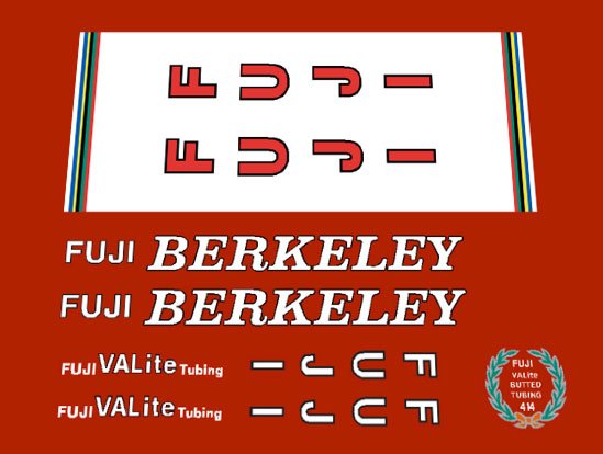 Fuji Berkeley decal set - H Lloyd Cycles
