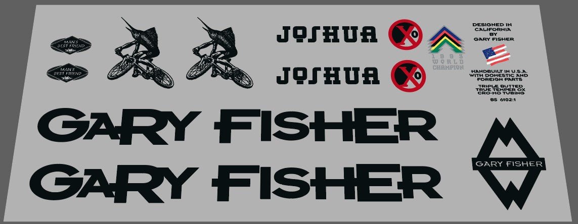 Gary Fisher decal set - H Lloyd Cycles