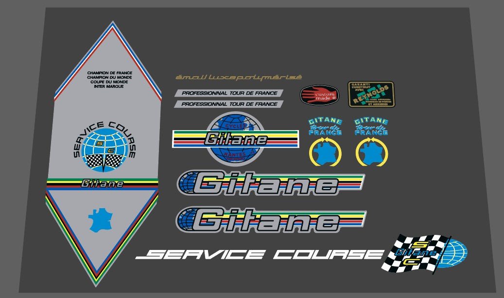 Gitane 1970's decal set Professional Tour De France - H Lloyd Cycles