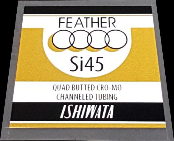 Ishiwta Feather frame decals - H Lloyd Cycles