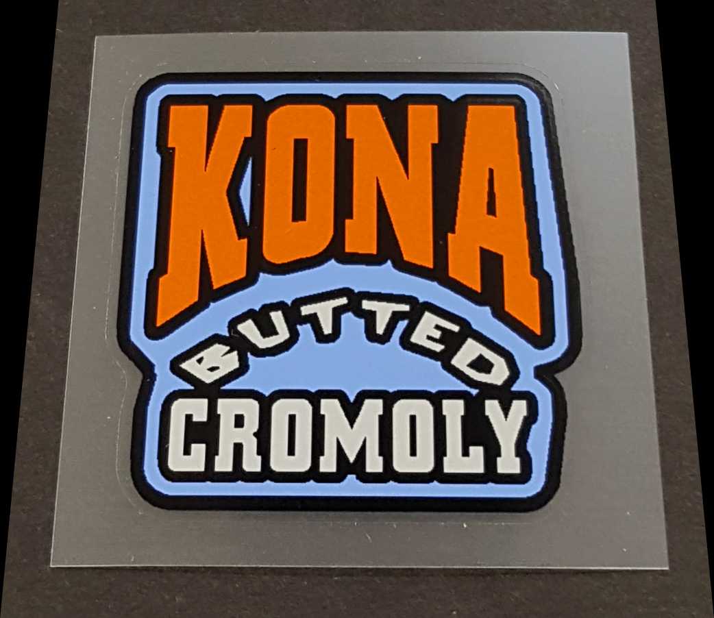 Kona Cromoly Decal - H Lloyd Cycles