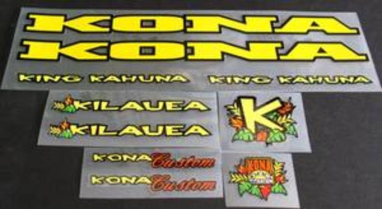 Kona Kilauea decal set - H Lloyd Cycles