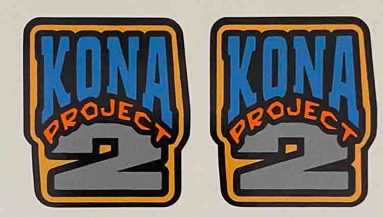 Kona Project Two Fork Decals - H Lloyd Cycles