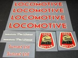 Locomotive Decal set - H Lloyd Cycles