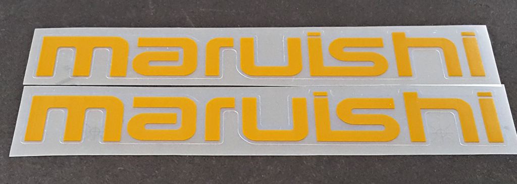 Maruishi Downtube decal - H Lloyd Cycles