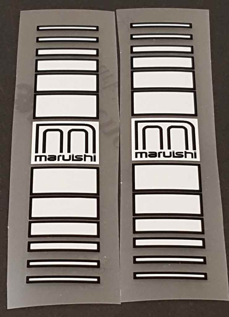 Maruishi Seat Tube decals - H Lloyd Cycles