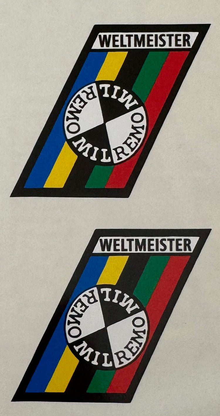 Milremo Weltmeister rim decals - H Lloyd Cycles