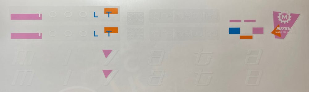 Miyata 1000LT 1989 decal sset - H Lloyd Cycles