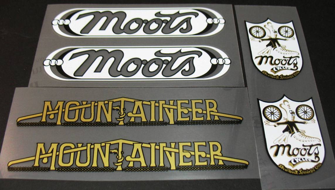 Moots Mountaineer Decal set - H Lloyd Cycles