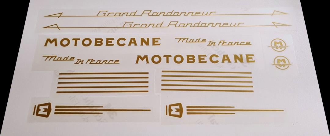 Motobecane Grand Randonneurt Decal set - H Lloyd Cycles