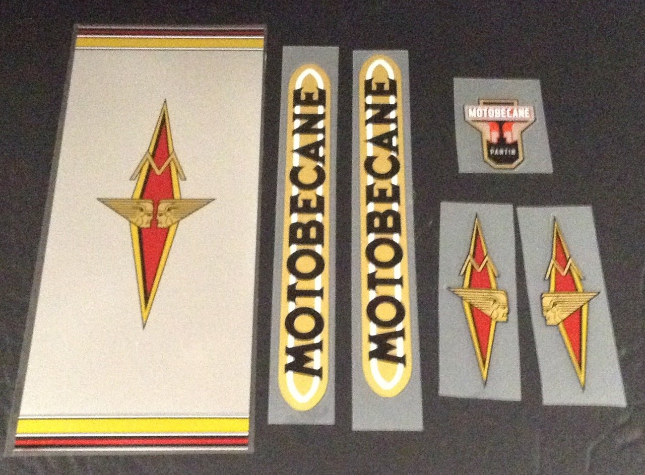 Motobecane Indian decal set - H Lloyd Cycles