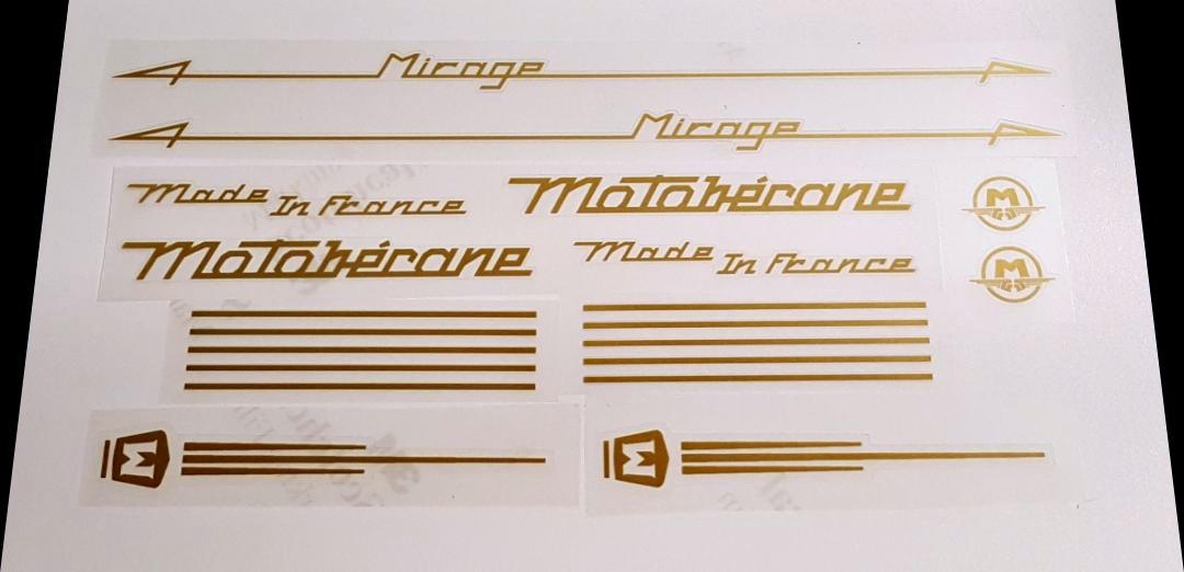 Motobecane Mirage Decal set 2 - H Lloyd Cycles