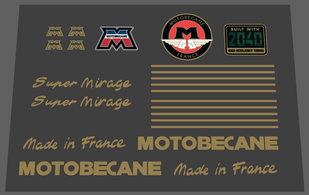 Motobecane Super Mirage Decal set - H Lloyd Cycles