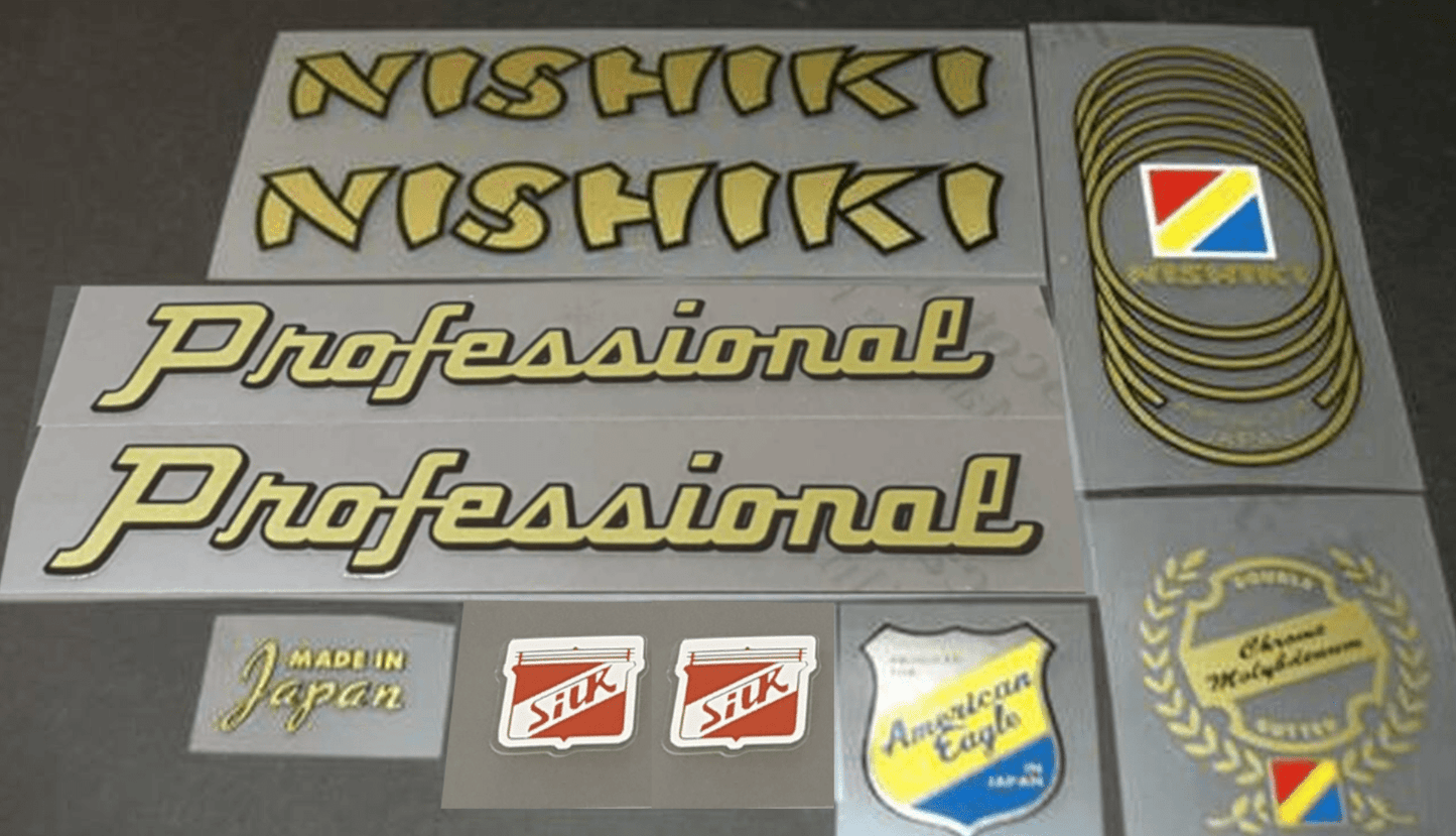 Nishiki Decal set - H Lloyd Cycles