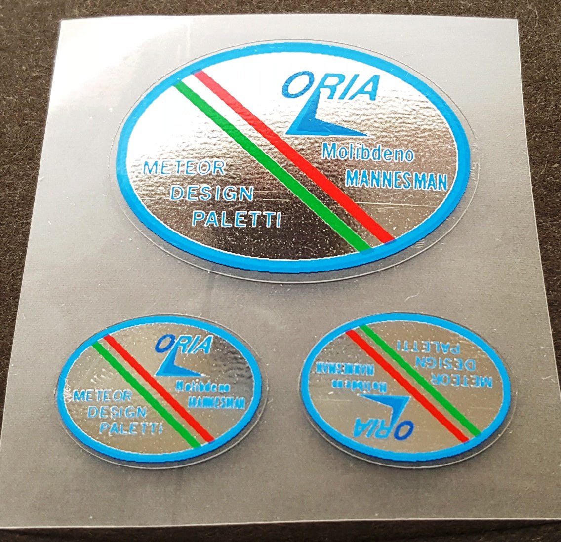 Oria frame and fork decals - H Lloyd Cycles