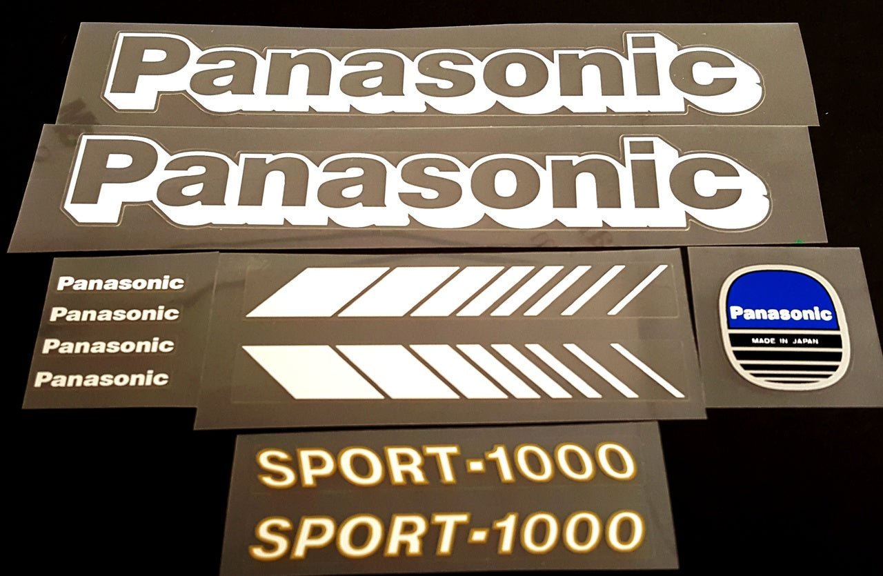 Panasonic Decal set - H Lloyd Cycles
