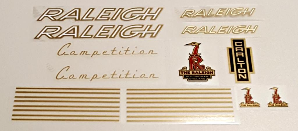 Raleigh Decal Sets - H Lloyd Cycles