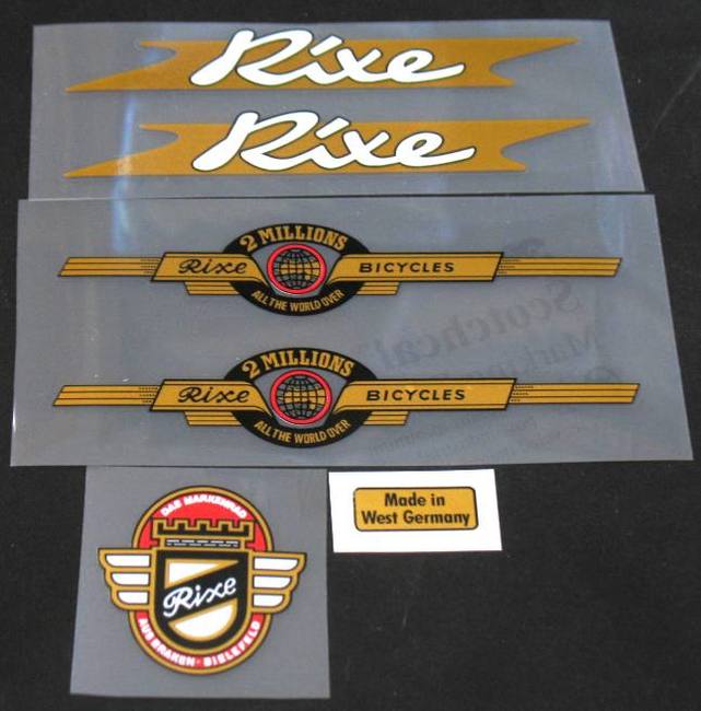 Rixe decal set - H Lloyd Cycles