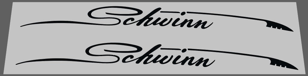 Schwinn Cruiser Down Tube Decals - H Lloyd Cycles