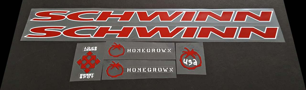 Schwinn Homegrown Decal set - H Lloyd Cycles