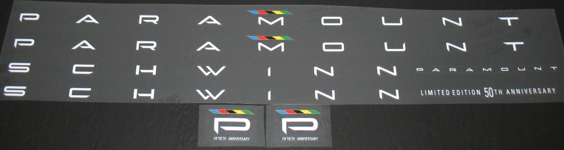 Schwinn Paramount Decal set - H Lloyd Cycles