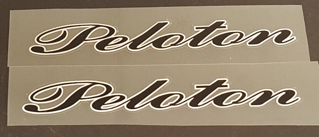 Schwinn Peloton Top Tube Decals - H Lloyd Cycles