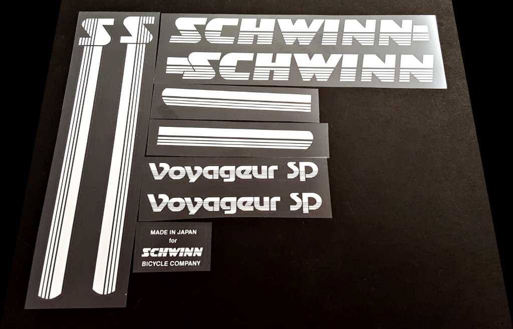 Schwinn Voyageur sp decal set - H Lloyd Cycles
