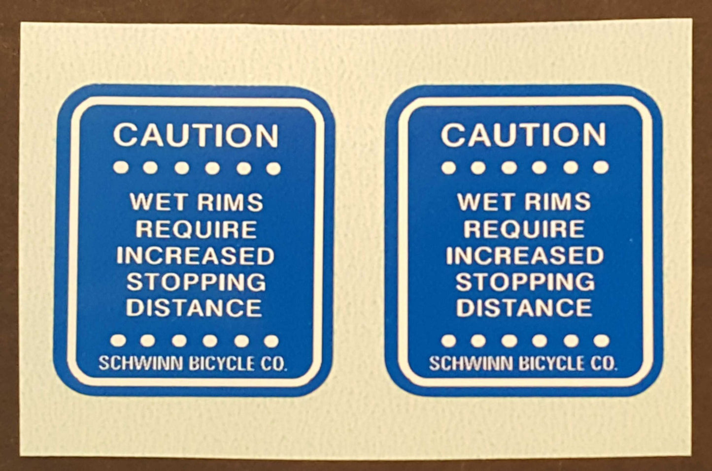 Scwinn Caution decal - H Lloyd Cycles