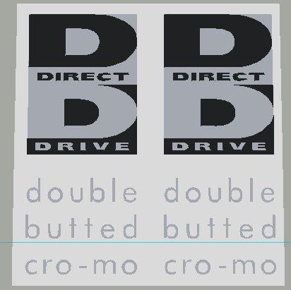 Specialized Direct Drive Fork decals - H Lloyd Cycles