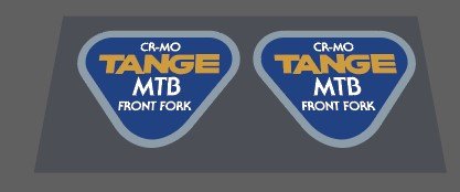 Tange MTB Fork decals - H Lloyd Cycles