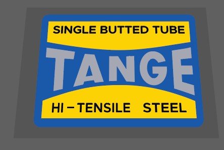 Tange single butted Hi - Tensile - H Lloyd Cycles