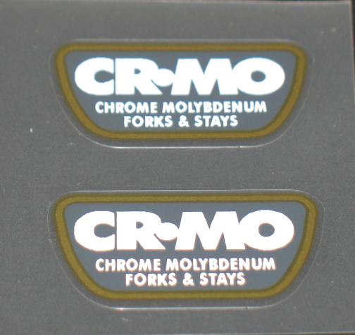 True Temper CrMo fork decals - H Lloyd Cycles