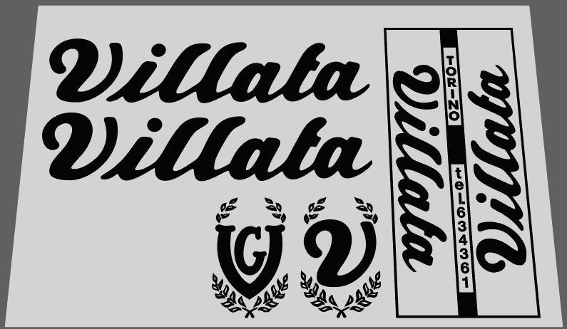 Villata Decal set - H Lloyd Cycles