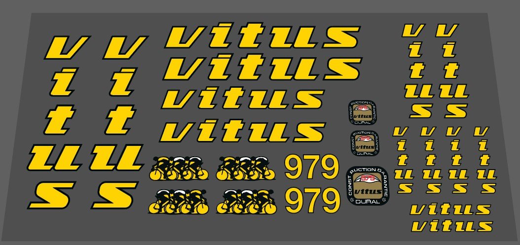Vitus Decal set - H Lloyd Cycles