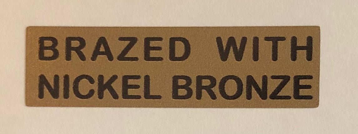 Brazed with Nickel bronze - H Lloyd Cycles