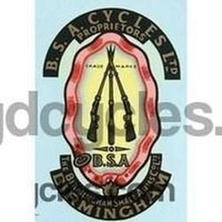 BSA piled arms and garter. - H Lloyd Cycles