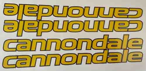 Cannandale dowtube decals - H Lloyd Cycles