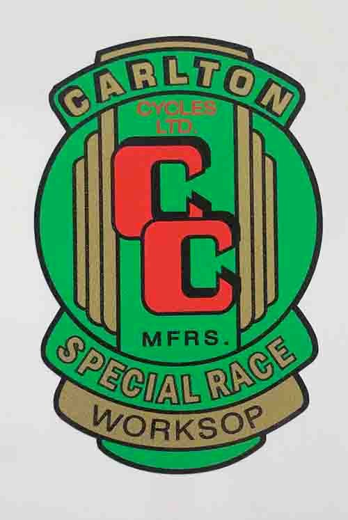 Carlton race special crest - H Lloyd Cycles
