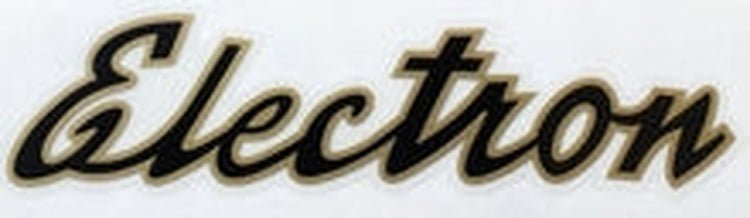 CLAUD BUTLER "Electron" top tube script - H Lloyd Cycles