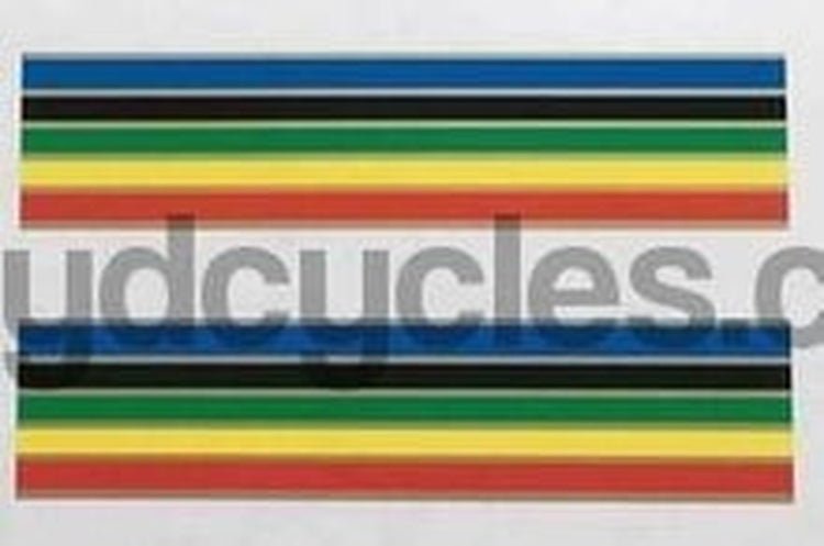 Claud Butler Olympic bands with gold separators - H Lloyd Cycles