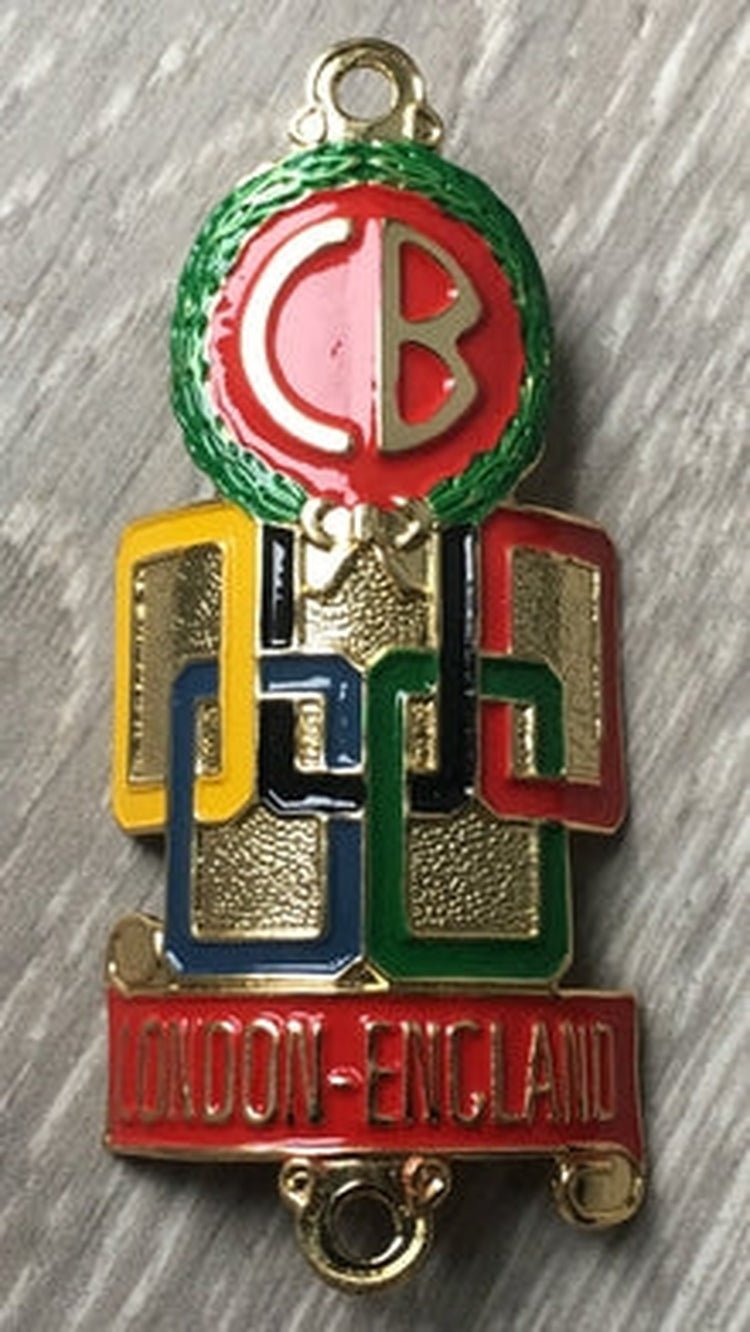 CLAUD BUTLER Olympic Ring Metal Headbadge - H Lloyd Cycles